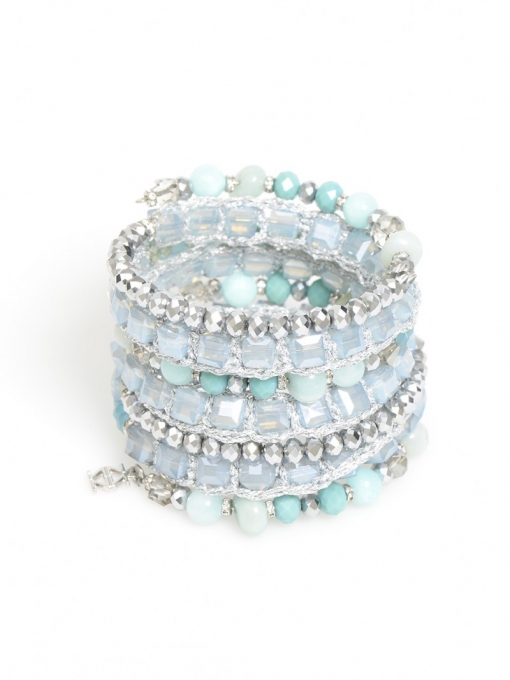 Wrapped Up In Beads Bracelet